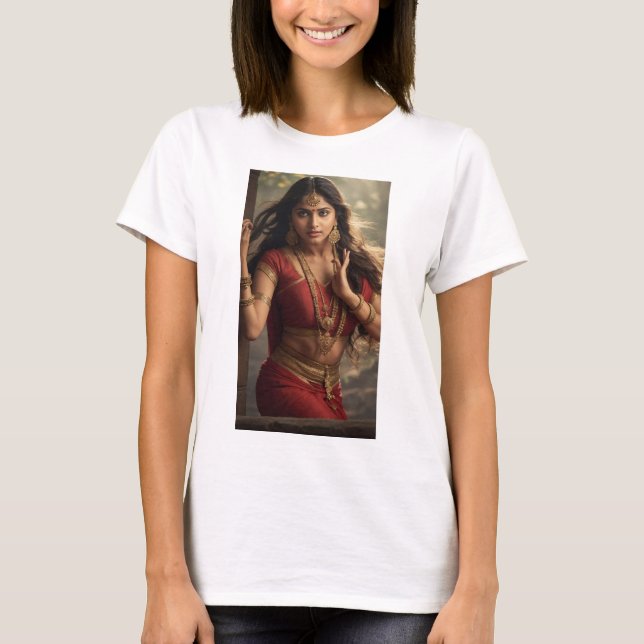Shakuntala: Die Zauberin der indischen Mythologie T-Shirt (Vorderseite)