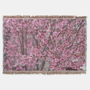 Shakura Kirschblüten Fließendes Rosa Decke