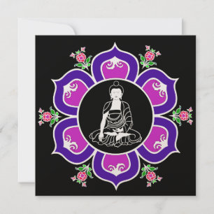 Shakyamuni Buddha, Lotus Throne Mandala Einladung