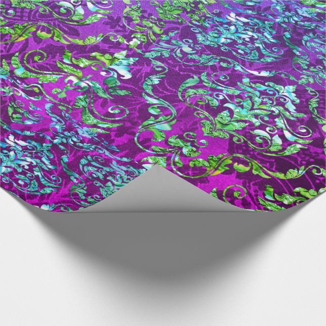 Shallipare Multifleet Royal Damask Geschenkpapier (Ecke)
