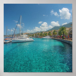 Shallow Harbour bei Yacht Haven Poster