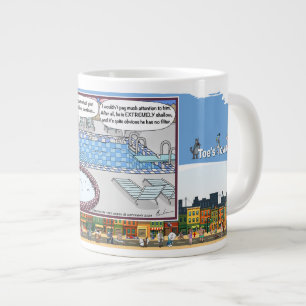 Shallow mit keinem Filter Valentinstag Jumbo-Tasse