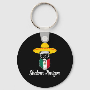 Shalom Amigos - Jüdisch-mexikanisch-Hanukkah Cinco Schlüsselanhänger