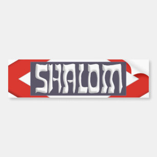 Shalom Autoaufkleber