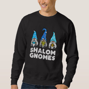Shalom Gnome Chanukka Hanukka jüdische Pyjamas Sweatshirt