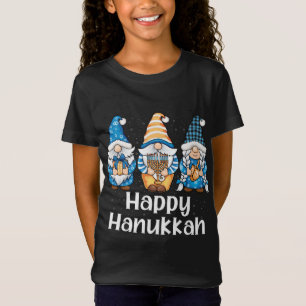 Shalom Gnomes Jew Hanukkah Chanukah Jewish Holiday T-Shirt