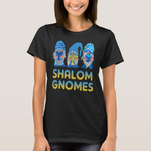Shalom Gnomes Jew Hanukkah Pajamas Chanukah 2 T-Shirt