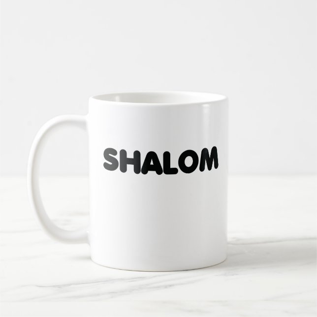 Shalom Kaffeetasse (Links)
