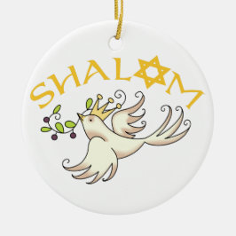 Shalom Keramik Ornament