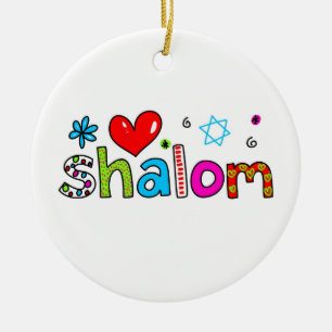 Shalom Keramikornament