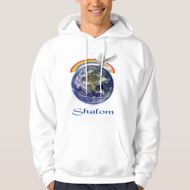 Shalom-Kleidung Hoodie (Vorderseite)