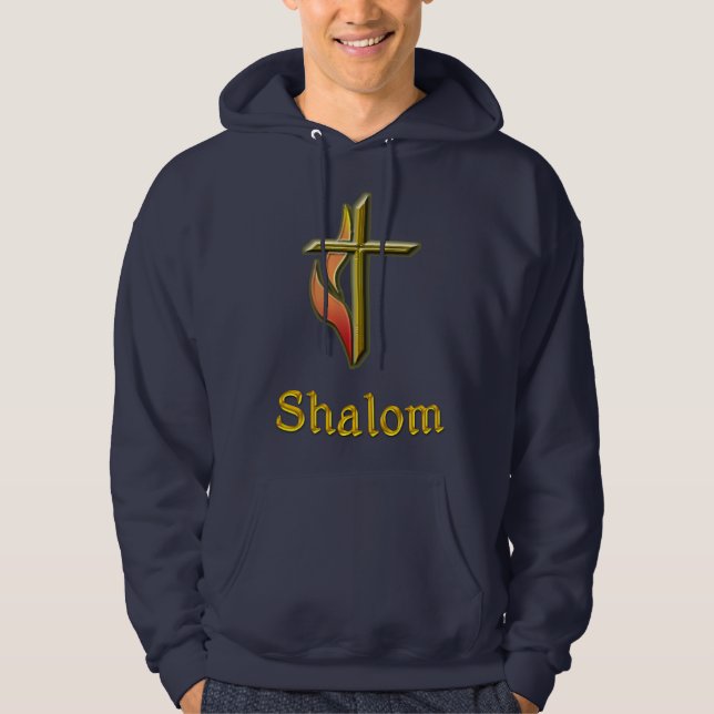 Shalom-Kleidung und mehr Hoodie (Vorderseite)