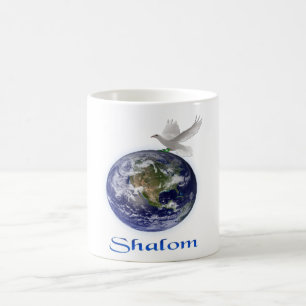 Shalom Peace Dove Kaffeetasse