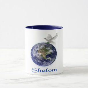 Shalom Peace Dove Tasse