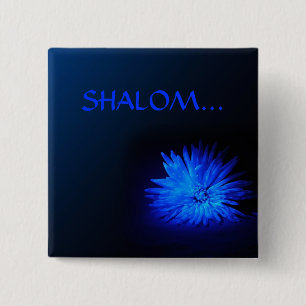 SHALOM… Religiöse Knöpfe Button