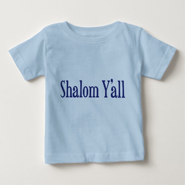 Shalom Sie Baby T-shirt (Vorderseite)