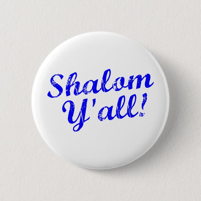 Shalom Sie! Button (Vorderseite)