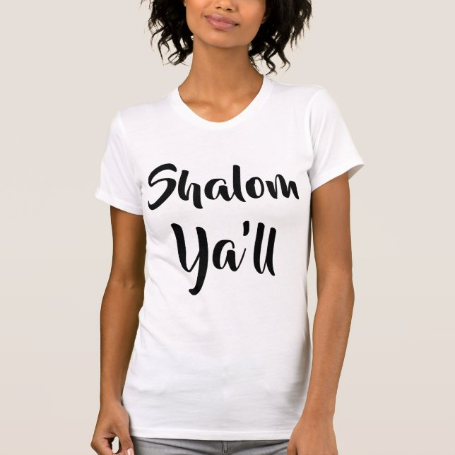 shalom Sie T-Shirt (Vorderseite)