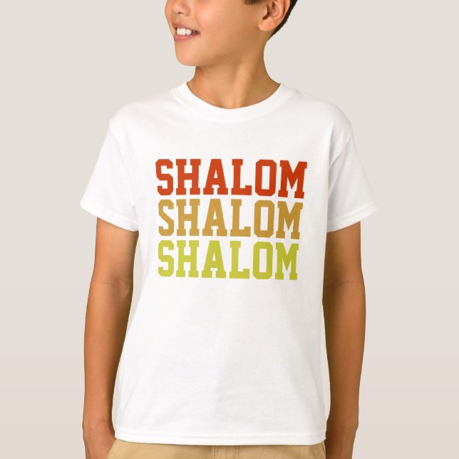 Shalom T-Shirt (Vorderseite)