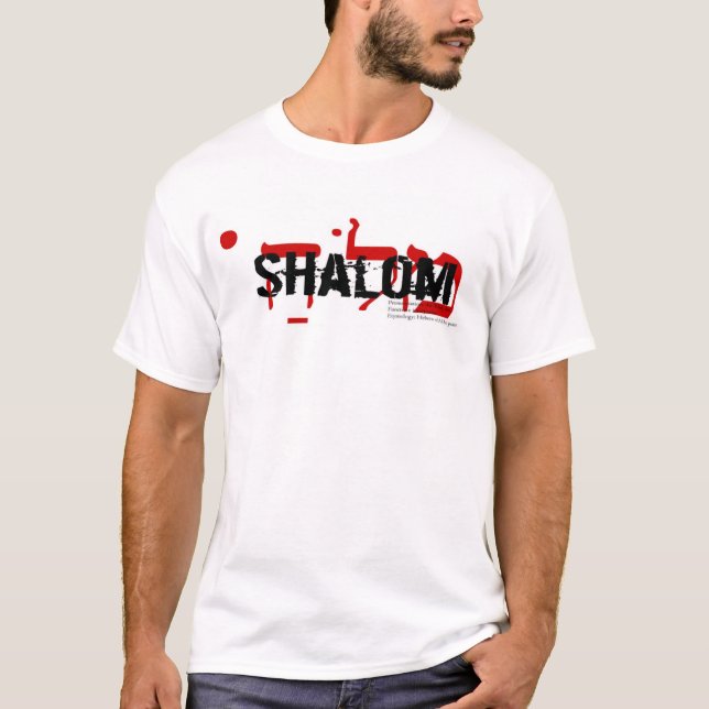Shalom T-Shirt (Vorderseite)