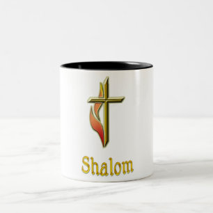Shalom Zweifarbige Tasse