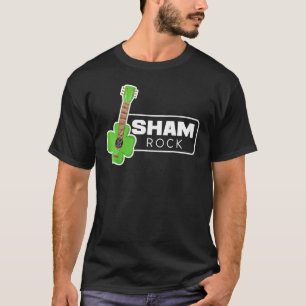 Sham Rock Guitar Funny St Patrick S Day Gitarrist T-Shirt