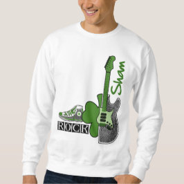 Sham Rock. Musik Thema St. Patrick's Day Sweatshirt