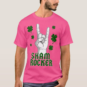 Sham Rocker Heavy Metal Kleeblatts St Patrick T-Shirt