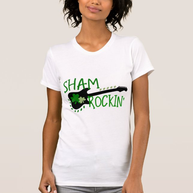 Sham Rockin' Women's St. Patrick's Day T - Shirt (Vorderseite)