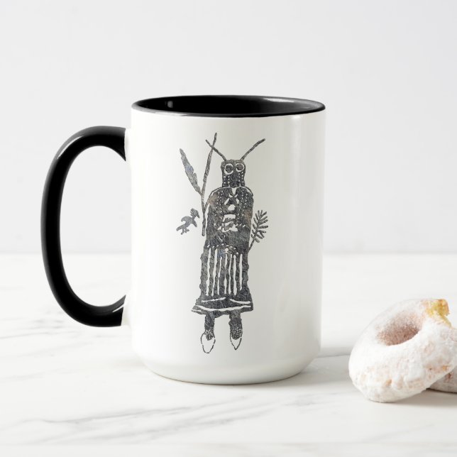 Shaman-Bilddagramm Tasse (Mit Donut)