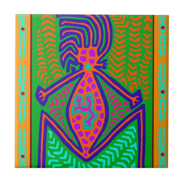 Shaman Earth Mother Fliese (Vorderseite)