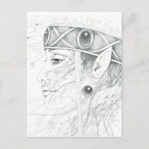 Shaman Engelguide Postkarte