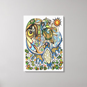 Shaman-Geist:  Traum Thunderbirds (NORDEN) Leinwanddruck