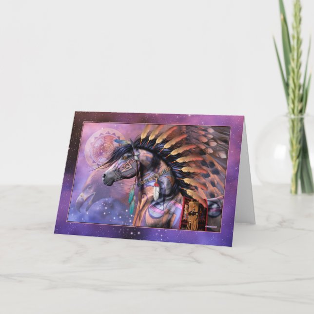 Shaman Notecard Karte (Vorderseite)