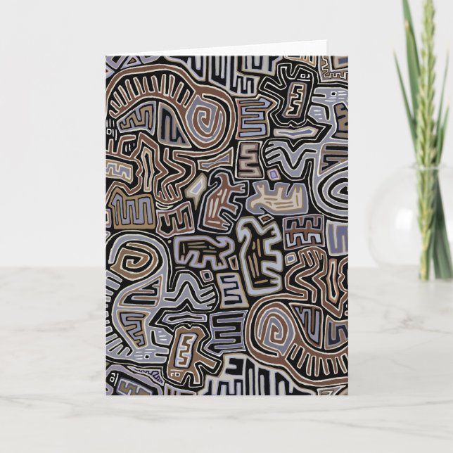 Shaman Peyote Serpent Ritual Spirits Karte (Vorderseite)