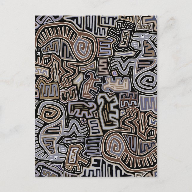 Shaman Peyote Serpent Ritual Spirits Postkarte (Vorderseite)