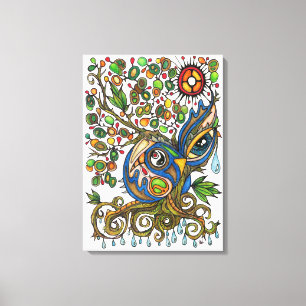 Shaman Spirit: Der weinende Baumgeist (SÜD) Leinwanddruck