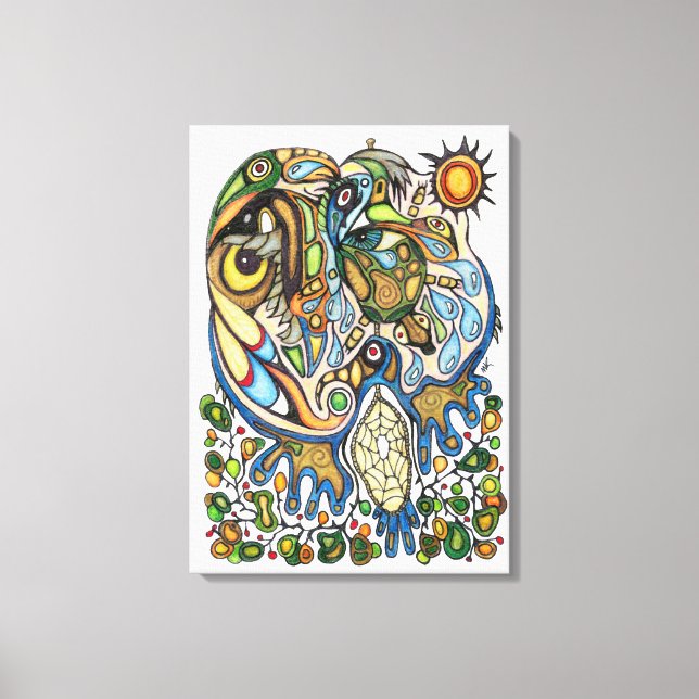 Shaman Spirit: Traum des Donnervogels (NORD) Leinwanddruck (Vorderseite)