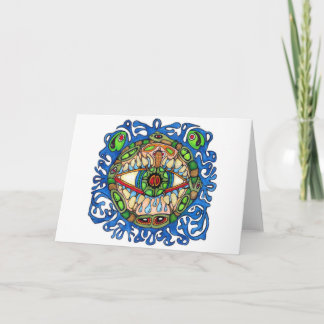 Shaman Spirt: Blue Frog-Eye Shaman Medicine Karte