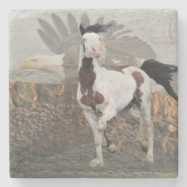 Shaman the Legend Marmor Untersetzer (Vorderseite)