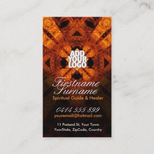 Shaman Tree Spirit w/Logo Business Cards Visitenkarte