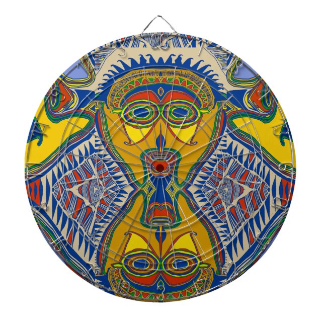 Shaman Tribal Mask Dartscheibe (vorne)