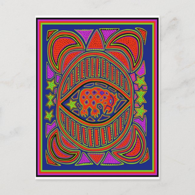 Shaman Turtle Spirit Postkarte (Vorderseite)