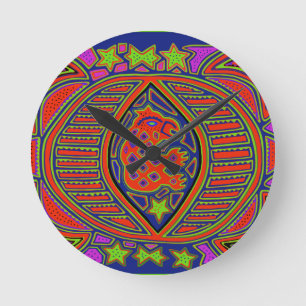 Shaman Turtle Spirit Runde Wanduhr