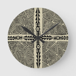 Shaman Voodoo Map Runde Wanduhr