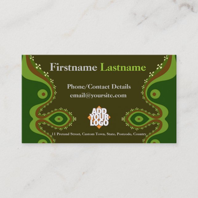 Shamania Hills BUSINESS CARD Visitenkarte (Vorderseite)