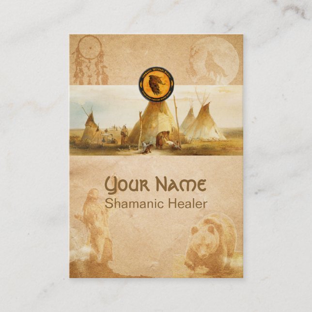 Shamanic Heilen - Visitenkarte (Vorderseite)