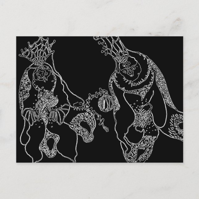 Shamans b+w postkarte (Vorderseite)