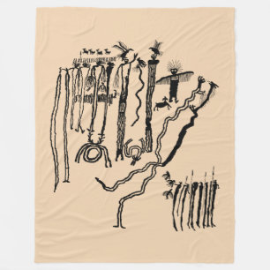 Shamans Panel Fleecedecke