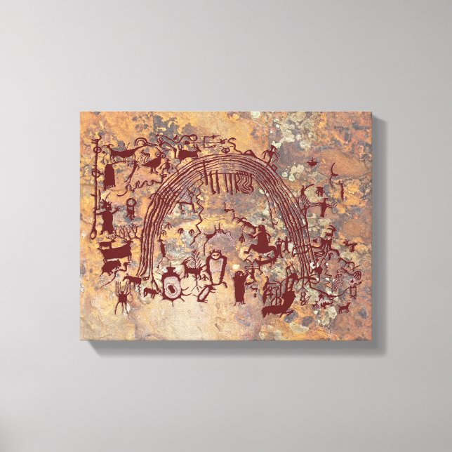 Shamans-Platte Leinwanddruck (Vorderseite)